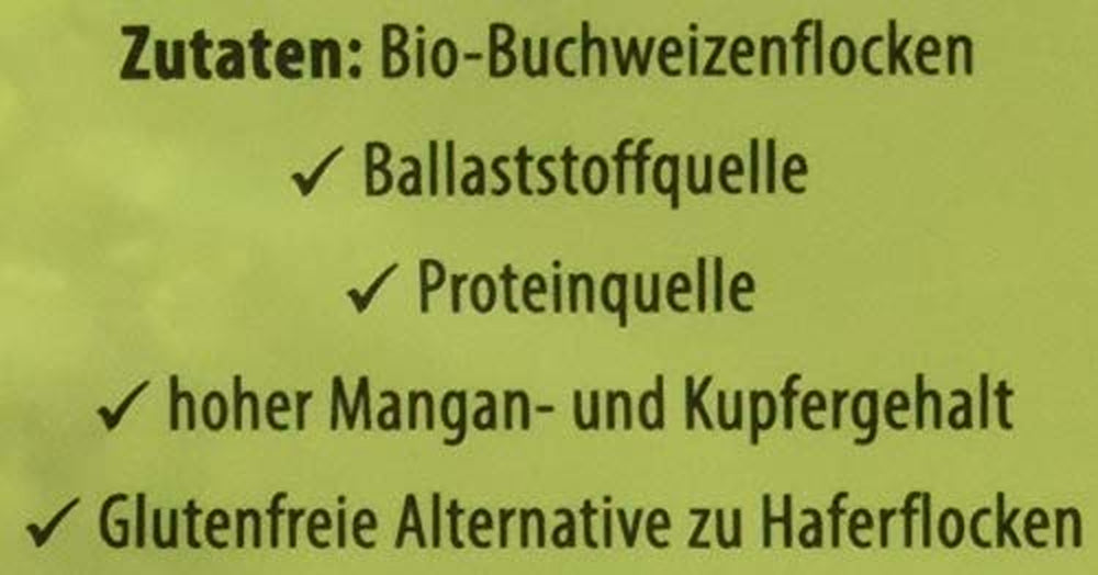 Ekologiczne płatki gryczane 500g