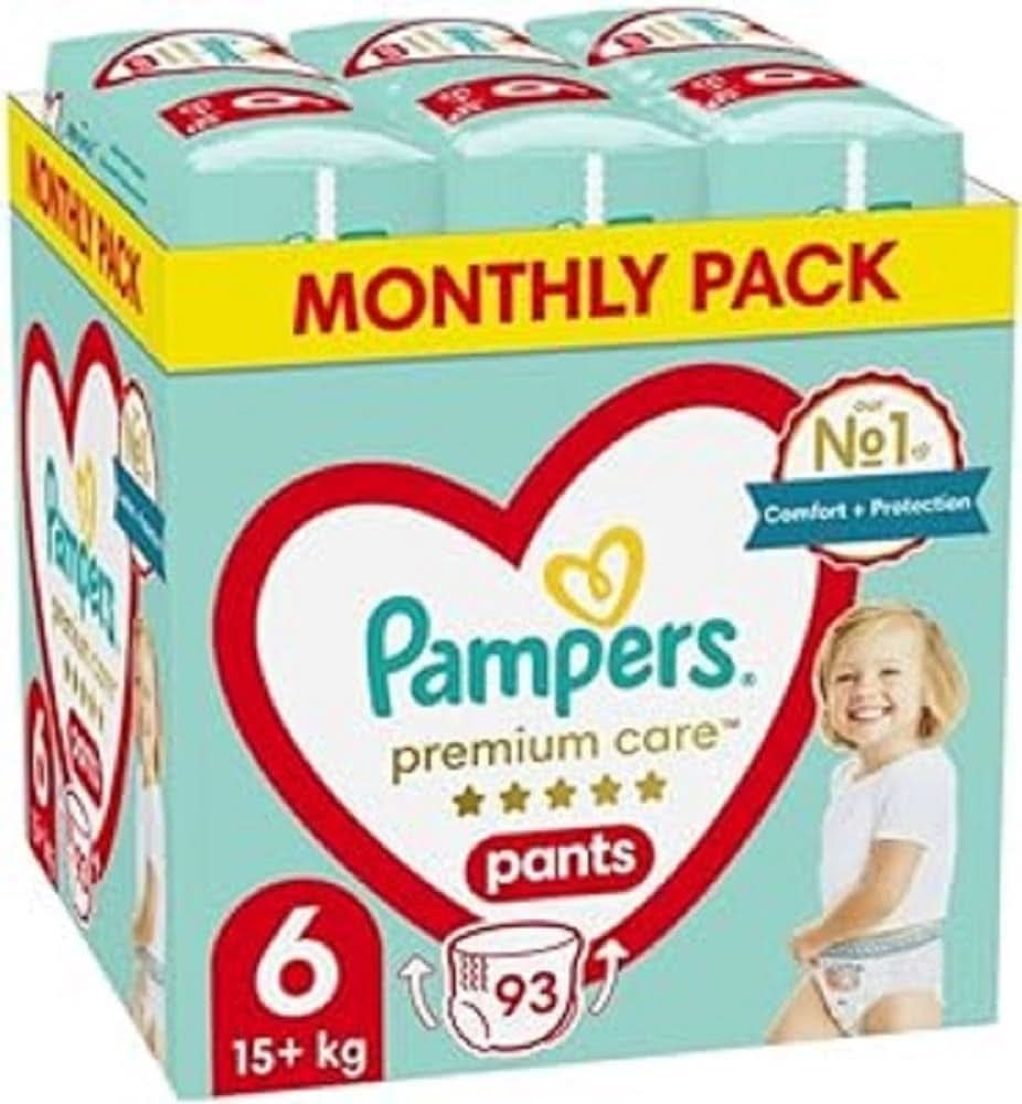 Pieluszki Pampers rozmiar 2 (4-8kg), pieluszki Premium Care, 68 sztuk Matka i Dziecko Naty Shop 6 (93 sztuki)