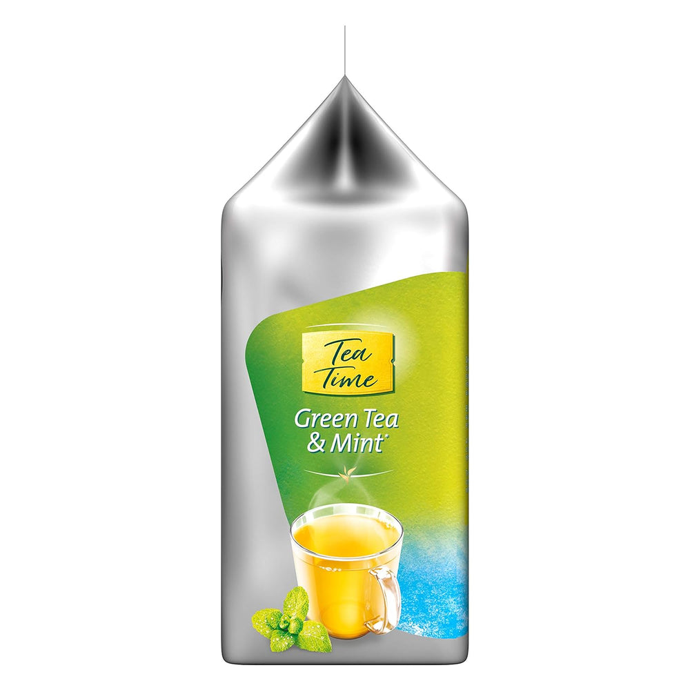 Tassimo Kapseln Tea Time Grüner Tee mit Minze, 5 x 16 Pads, 80 Teekapseln