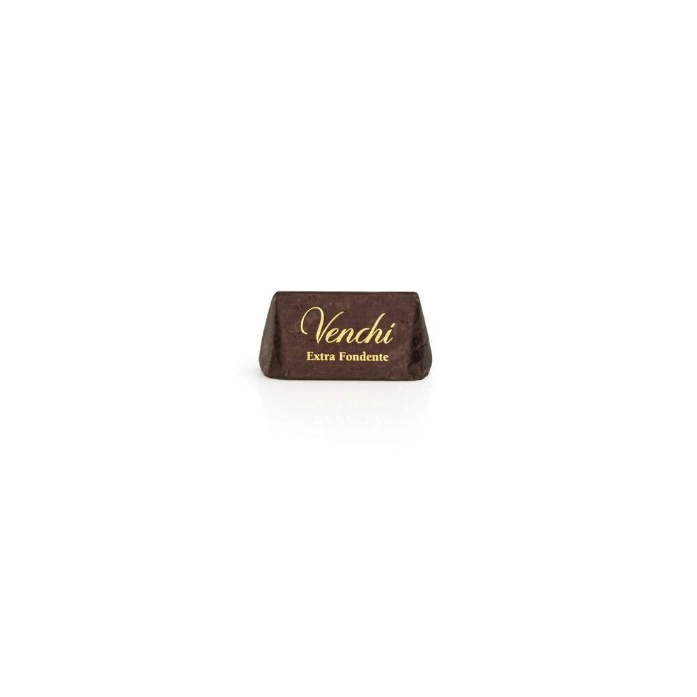 Venchi Gianduiotti Extra Black 1 kg - Czekolada piemoncka z 75% pastą kakaową i orzechami laskowymi PGI Wegański bezglutenowy