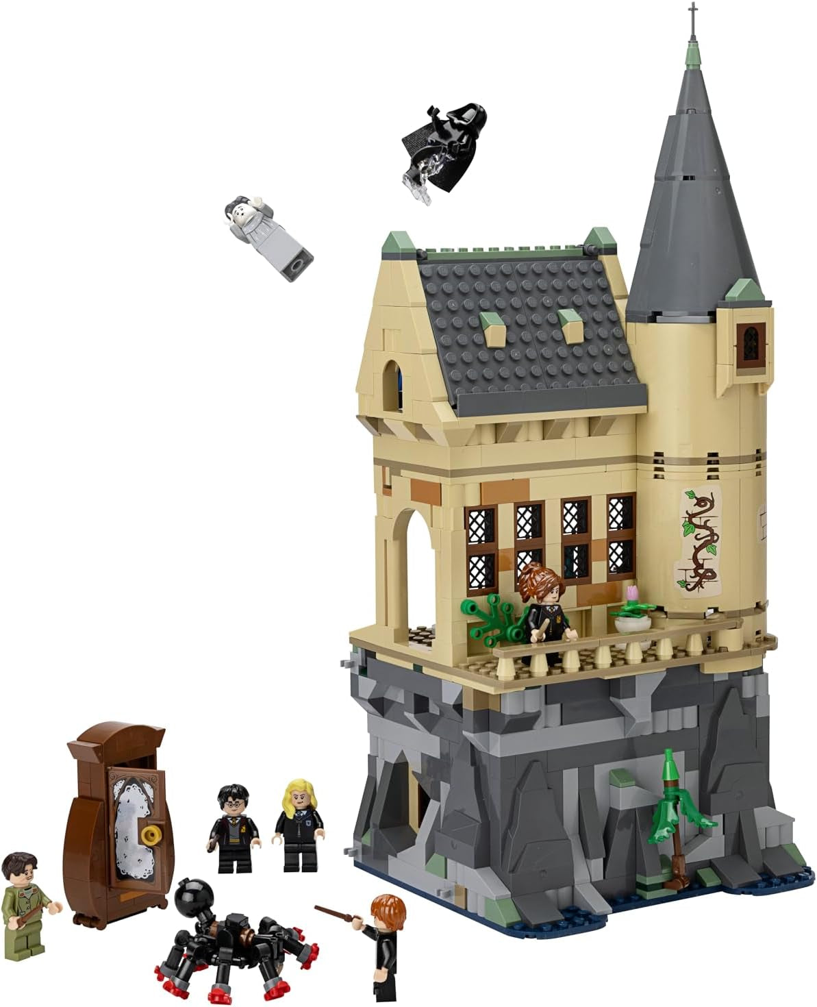 LEGO Harry Potter Schloss Hogwart: Krankenflügel - zestaw do samodzielnego montażu z 7 minifigurkami - Modellbau mit Hermine und Ron Figuran - Kreatives Geschenk für Mädchen, Jungen und Fans ab 9 Jahren - 76463