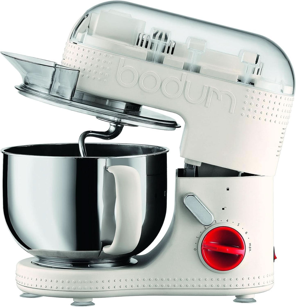 Bodum Bistro Elektrische Küchenmaschine, 4,7 l, 4,7 litra, Weiß Mother and Child Naty Shop