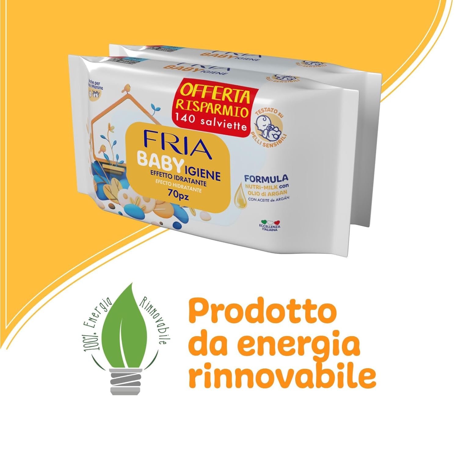 Chusteczki nawilżane, opakowanie 2 szt. (144 chusteczki)