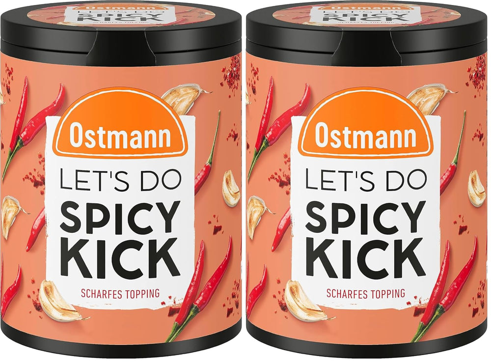 Ostmann Gewürze - Zróbmy Awokado | Gewürzsalz für Avocado, Guacamole lub Bowls | Crunchy Topping z Gewürzen, Kräutern i schwarzem Sesam | 70 g w koszu Metalldose