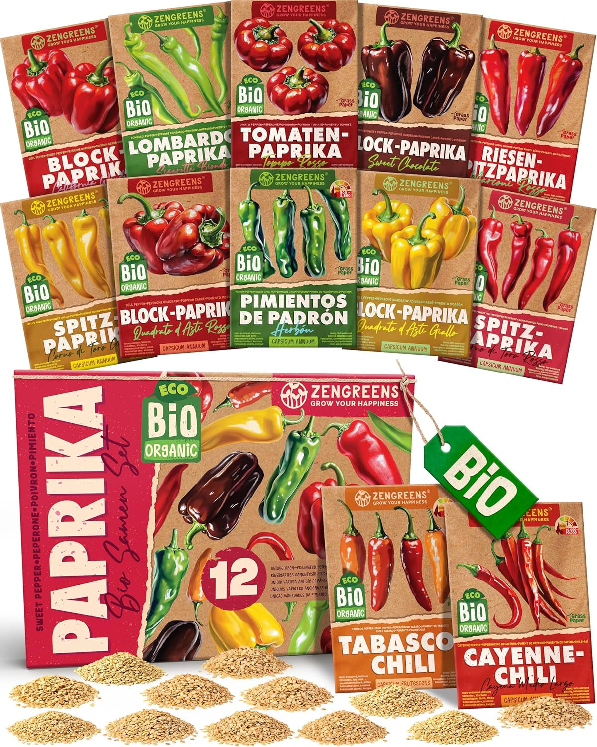 Organiczne nasiona pomidorów w zestawie 10 - 10 nasion pomidorów do łatwej uprawy w ogrodzie, na balkonie lub na podwyższeniu - Nasiona roślin - Sadzonki