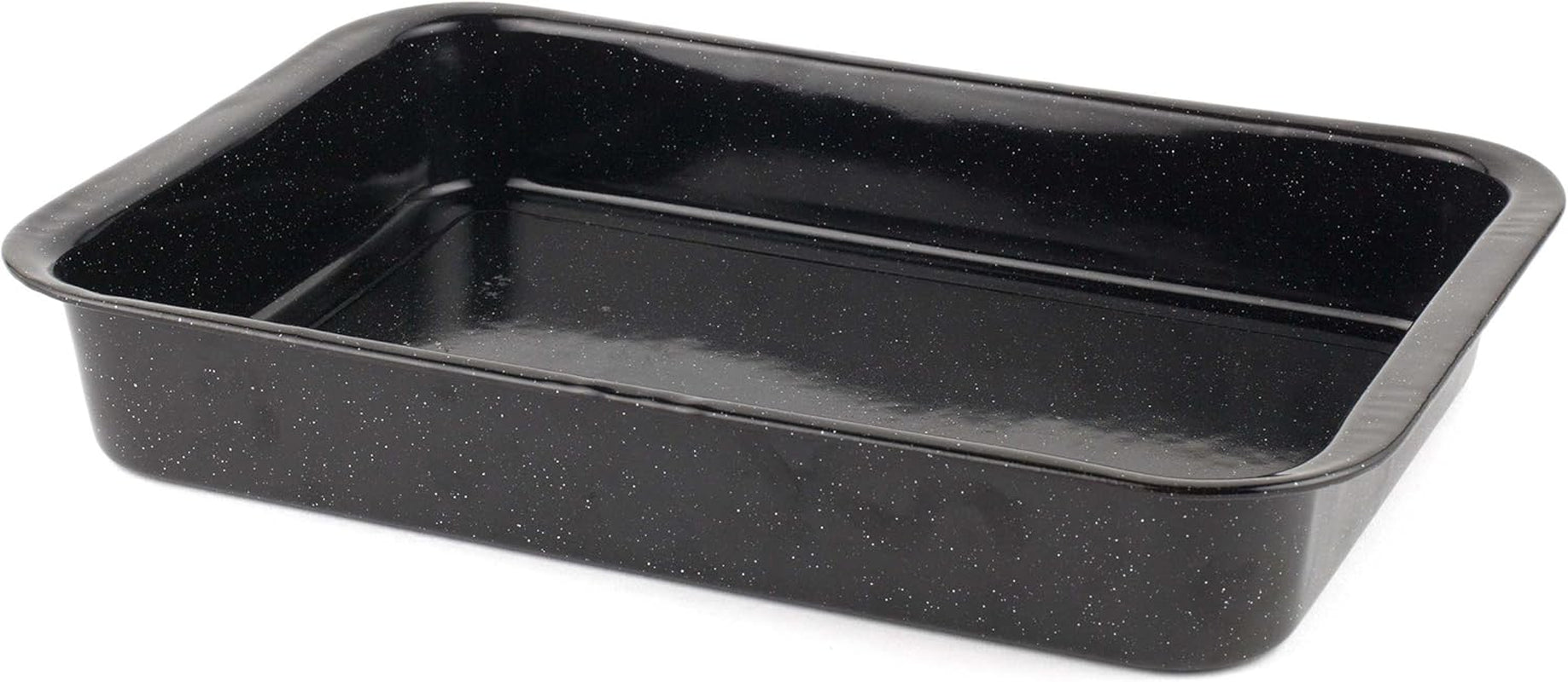 Russell Hobbs CW9161 Romano 34Cm Enamel Bräter - Mit Gitter, Rechteckige Auflaufform Mit Rost, Spülmaschinenfest Ofenform, Grill Auflaufform, Bratform Für Backofen Ofenbeständig Bis 230 Degree Formy i blachy do pieczenia Naty Shop 36Cm