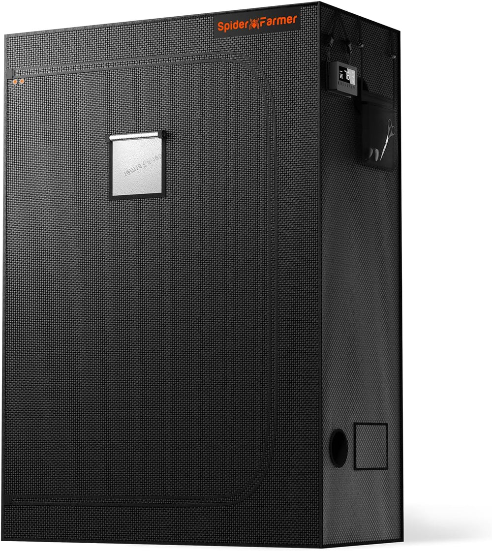 Namiot do uprawy Spider Farmer Pro 70x140x200 cm z drzwiami rolowanymi, oknem obserwacyjnym, zdejmowanym panelem podłogowym, tkaniną Mylar 2000D, do hydroponiki wewnętrznej z SF4000, G4500, SE4500