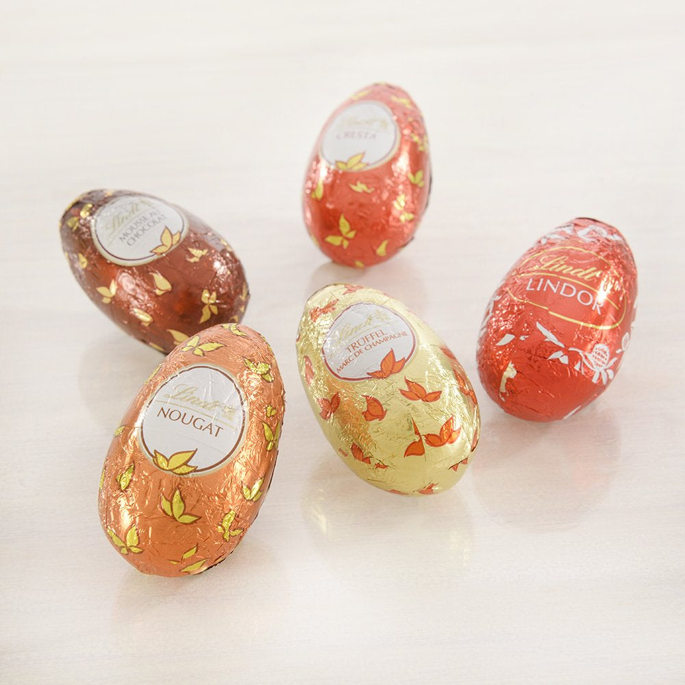 Specjalna mieszanka czekoladowa | 2x180g | Jajka z pełnego mleka w pięciu odmianach z alkoholem i bez (Jajka Marc de Champagne i trufle czekoladowe | 3 x 90 g)