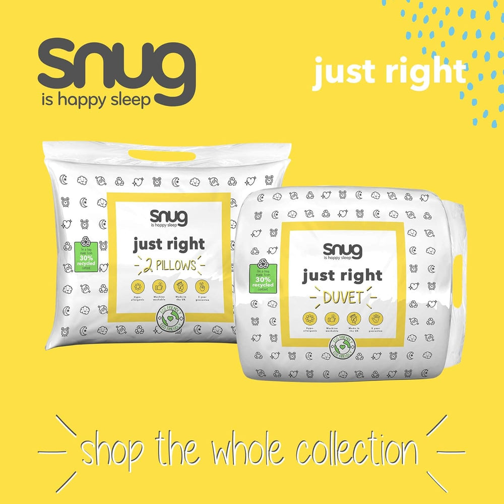 Kołdra Just Right Snug, 10,5 tog, puste włókna, biała, podwójne łóżko Kołdry i kołdry Naty Shop