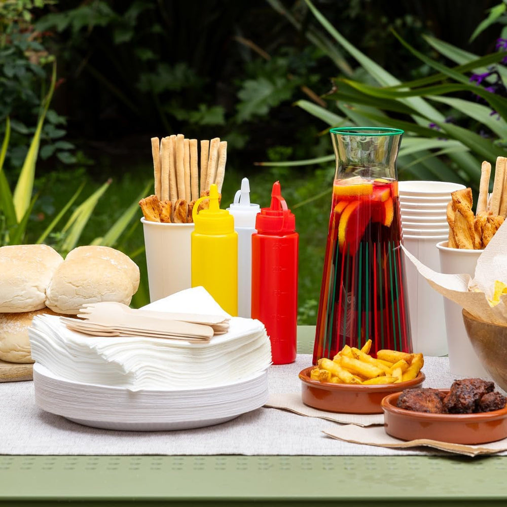 Table Kind 100 șervețele albe moi în pachet vrac, șervețele de înaltă calitate pentru petreceri, catering și uz zilnic, FSC, sustenabile și reciclabile, fabricate în UE | 2Ply | 33Cm