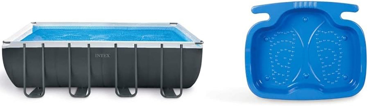 Set cadru piscină Ultra Quadra, 549 x 274 x 132 cm, XTR 26356 și cadă pentru picioare - Accesorii piscină - Cadă pentru picioare piscină - 45,72 x 8,89 x 55,88 cm