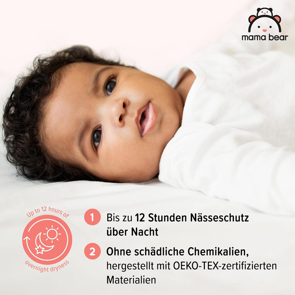 Marka Amazon: pieluchy Mama Bear Disney, rozmiar 5 (12-17 kg) - pudełko miesięczne, białe, 140 sztuk (2 opakowania po 70 sztuk)