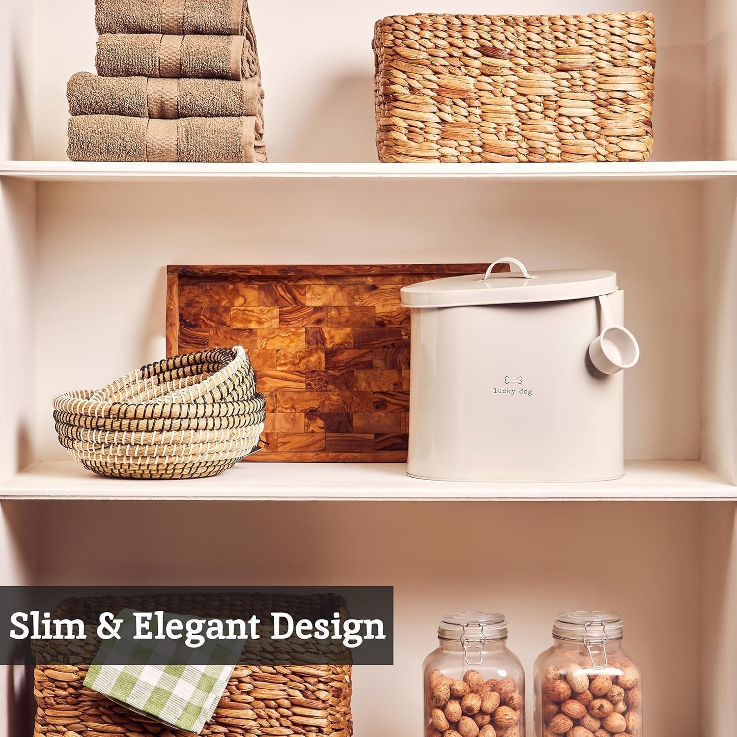 Articole de uz casnic Stay Awesome Tvasse, oțel galvanizat, acoperit cu pulbere, 350ml, natură Cutii depozitare alimente Naty Shop