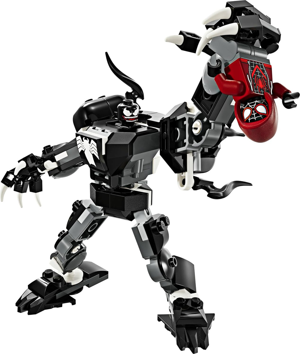 LEGO Marvel Venom Mech kontra. Miles Morales Ruchome figurki dla dzieci Zestaw Spider-Mana z pojedynkiem superbohaterów Mini figurki Zabawka na prezent dla chłopców i dziewcząt w wieku 6 lat 76276 Zestawy do budowania Besuche den LEGO-Store