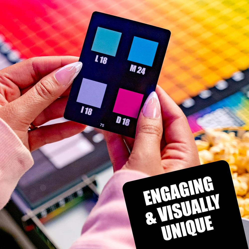 Barwy i wskazówki – Gra rodzinna Nocna gra planszowa – Gra towarzyska – OP – Dla 3-10 graczy – Wersja angielska