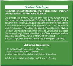 WELEDA Organic Skin Food Body Butter, Cremă unisex de îngrijire a corpului pentru îngrijirea pielii uscate și aspre, 150 ml Duș și baie Naty Shop