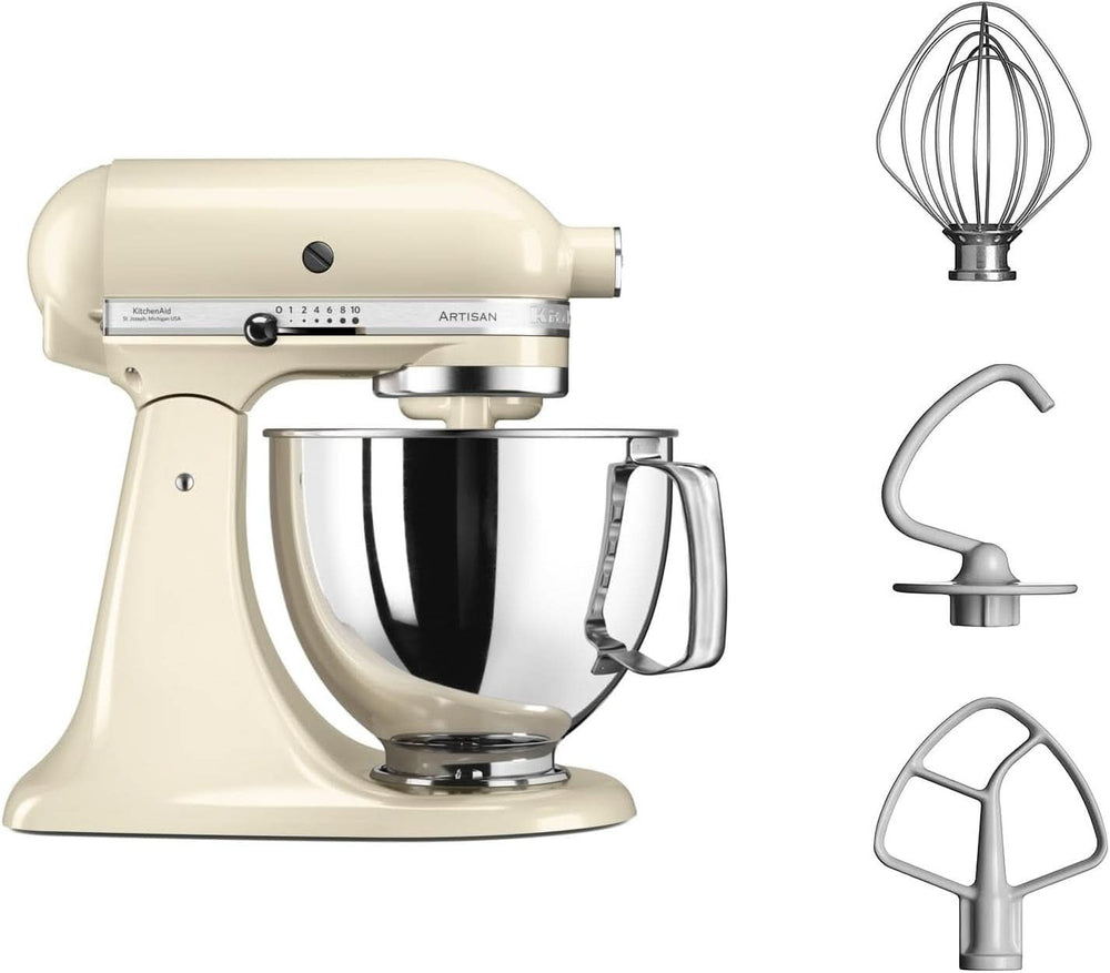 KitchenAid Artisan 5KSM125EER Mikser misowy, 300 W, 4,8 l Naty Shop Cream