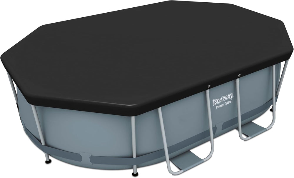 Plandeka PCV Bestway 305 x 184 cm, czarna, owalna