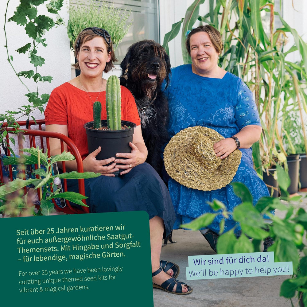 Nasiona Magic Garden - zestaw nasion kwiatowej nostalgii - 9 tradycyjnych letnich kwiatów w rustykalnym stylu ogrodowym - pachnące, kolorowe i nostalgiczne - pomysł na prezent dla miłośników ogrodu