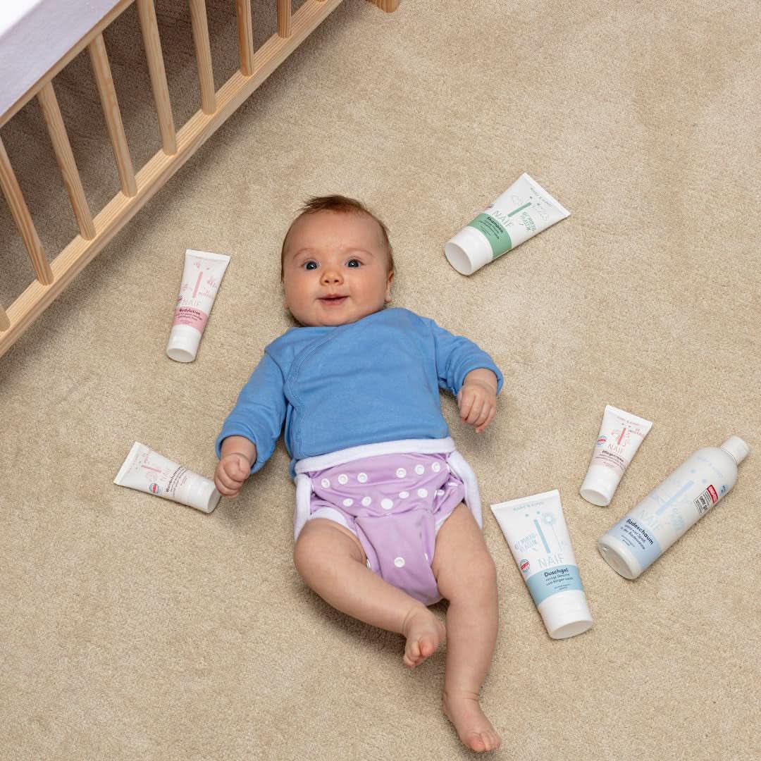 Odżywczy żel do prania Naïf - Dla niemowląt i dzieci - Naturalne składniki - 100% wegańskie - 200 ml Matka i Dziecko Naty Shop