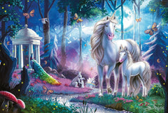Schmidt Spiele 56486 Iepure unicorn cu mânz, puzzle jigsaw pentru copii din 200 de piese Puzzle Naty Shop
