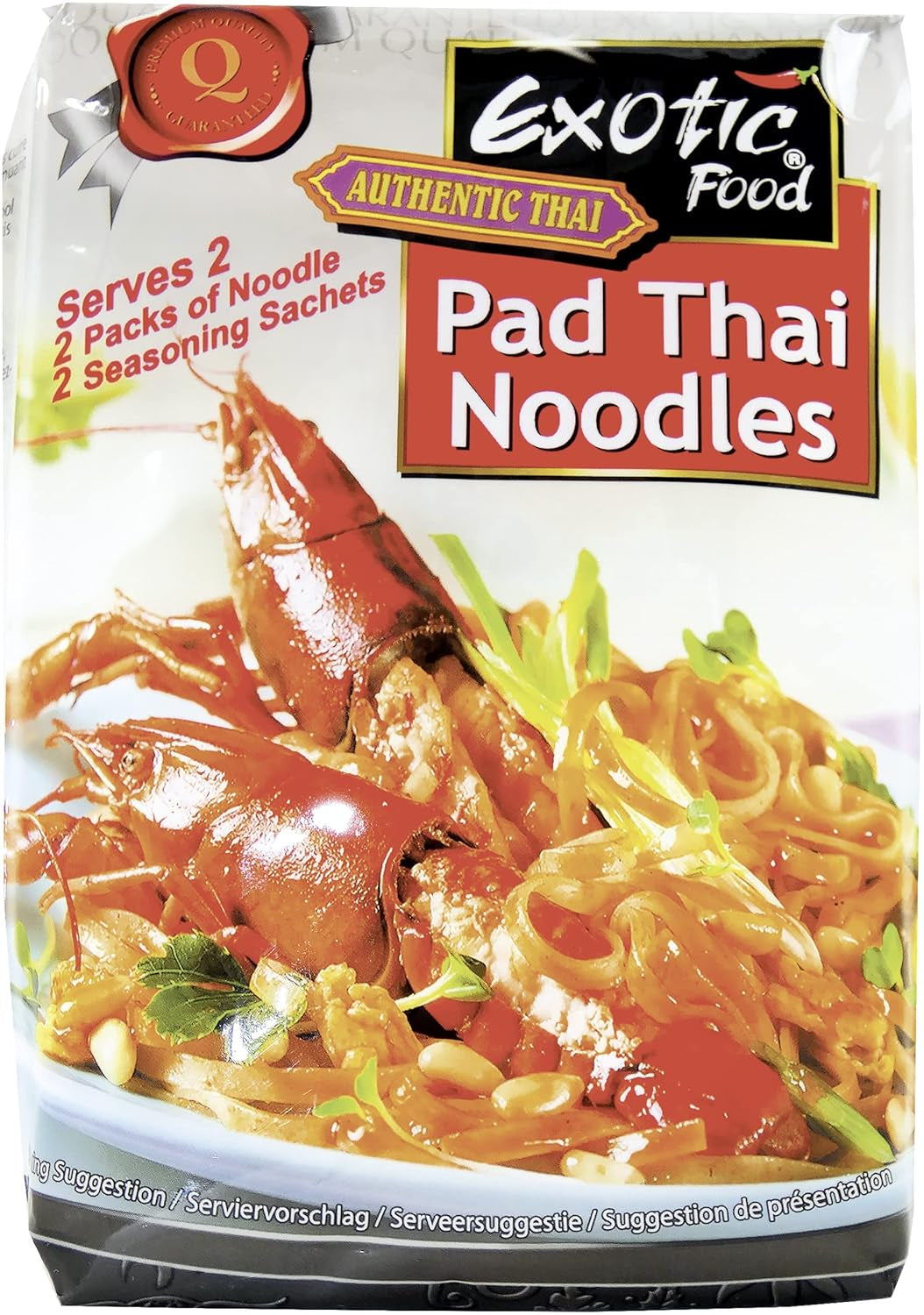 Makaron ryżowy z Woka (Pad Thai), opakowanie 2 szt. (2 opakowania x 300 g)
