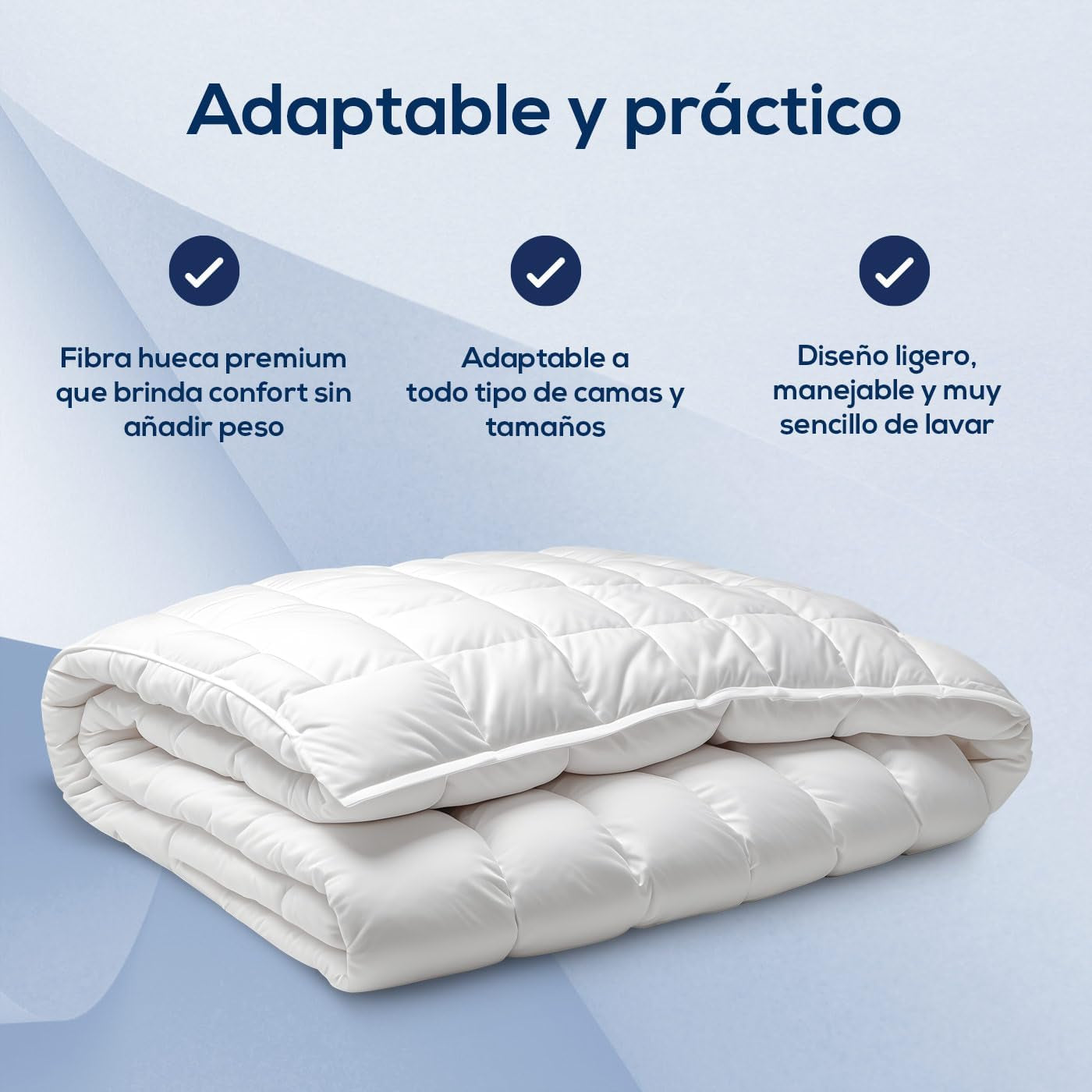 Plapumă din fibre, 250 G, microfibră, moale, mătăsoasă, pentru paturi cu 100, 105 și 110 cm, alb, 180 X 220 cm Plapumi si pilote Naty Shop