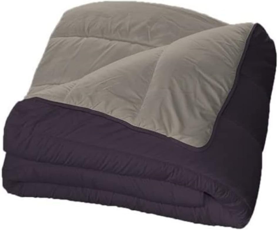 Dwustronna kołdra Bleu Câlin dla 2 osób, mikrofibra, bordowy/pieprzowy, 220X240 cm Kołdry i kołdry Naty Shop MÃ"re/Poivre 140 X 200 Cm