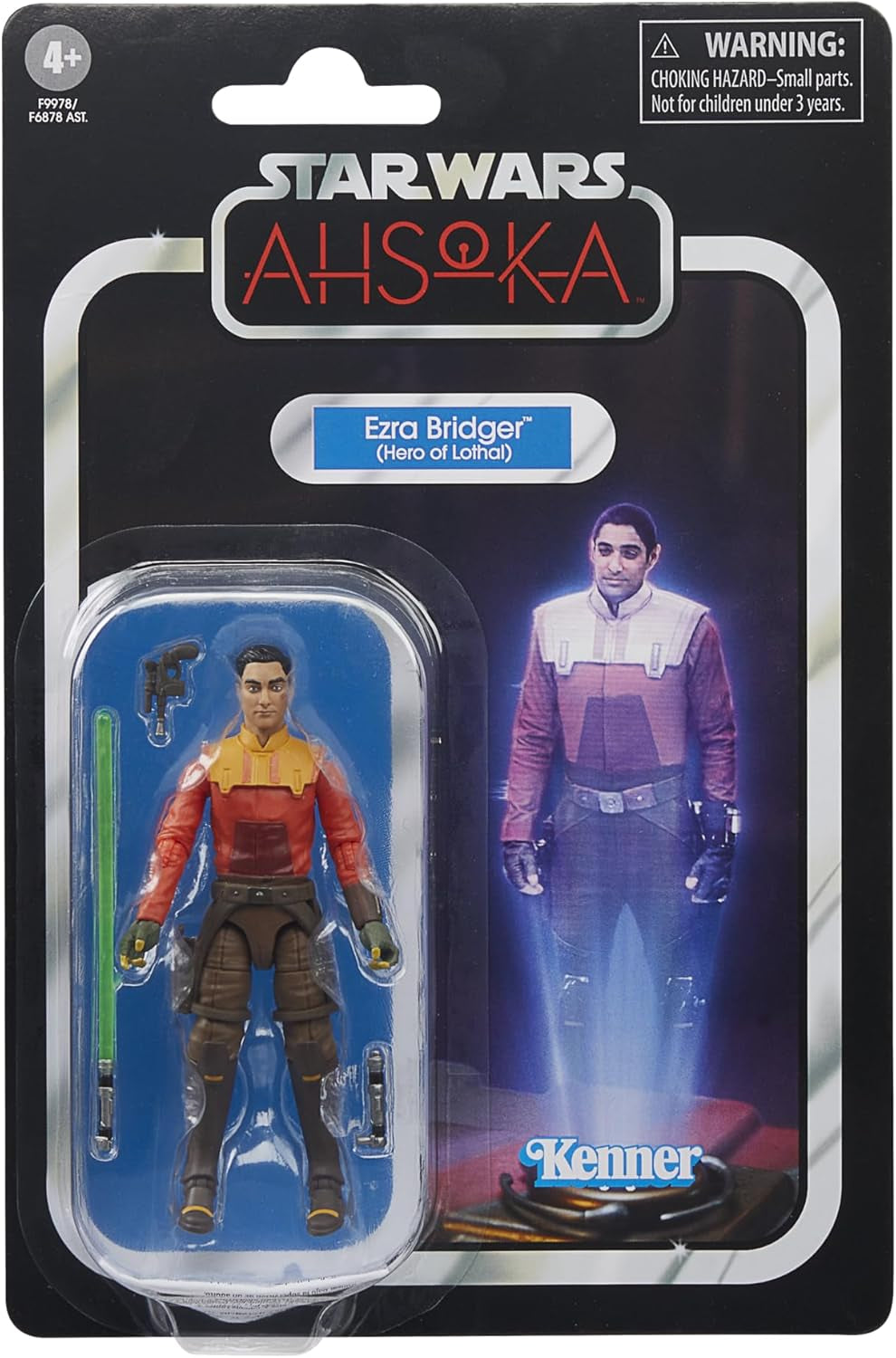 Star Wars Colecția Vintage Ezra Bridger (Erou din Lothal), Figură de acțiune Star Wars: Ahsoka, Scară 9,5 cm Action figures Naty Shop