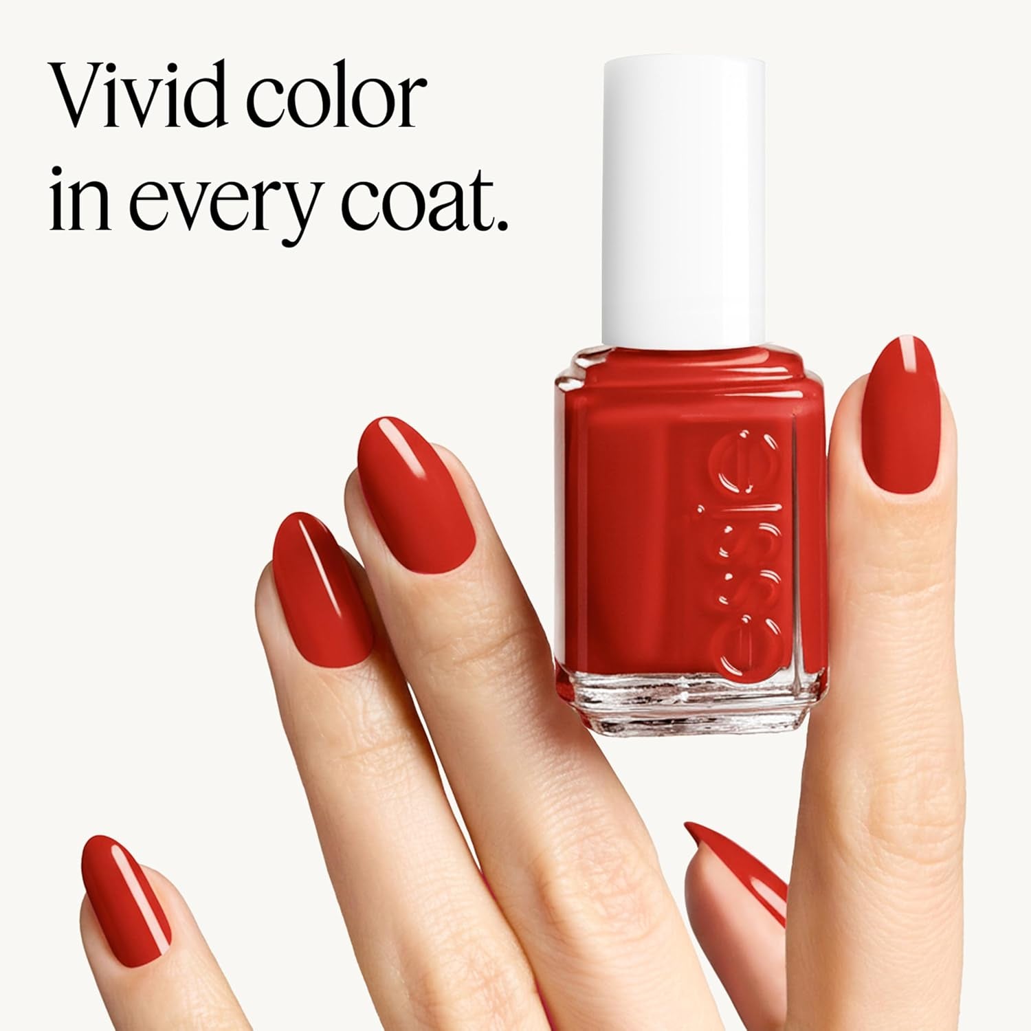 Essie Nagellack für farbintensive Fingernägel, Nr. 55 a-list, Rot, 13,5 ml