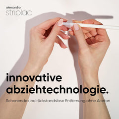 alessandro Striplac UV Top Coat Shimmer - Jasne, odporne na zarysowania paznokcie do 15 dni - Można stosować z barwnikiem lub bez - Technologia delikatnego usuwania - Wegańskie - Srebrny, Przezroczysty, 6,5 ml