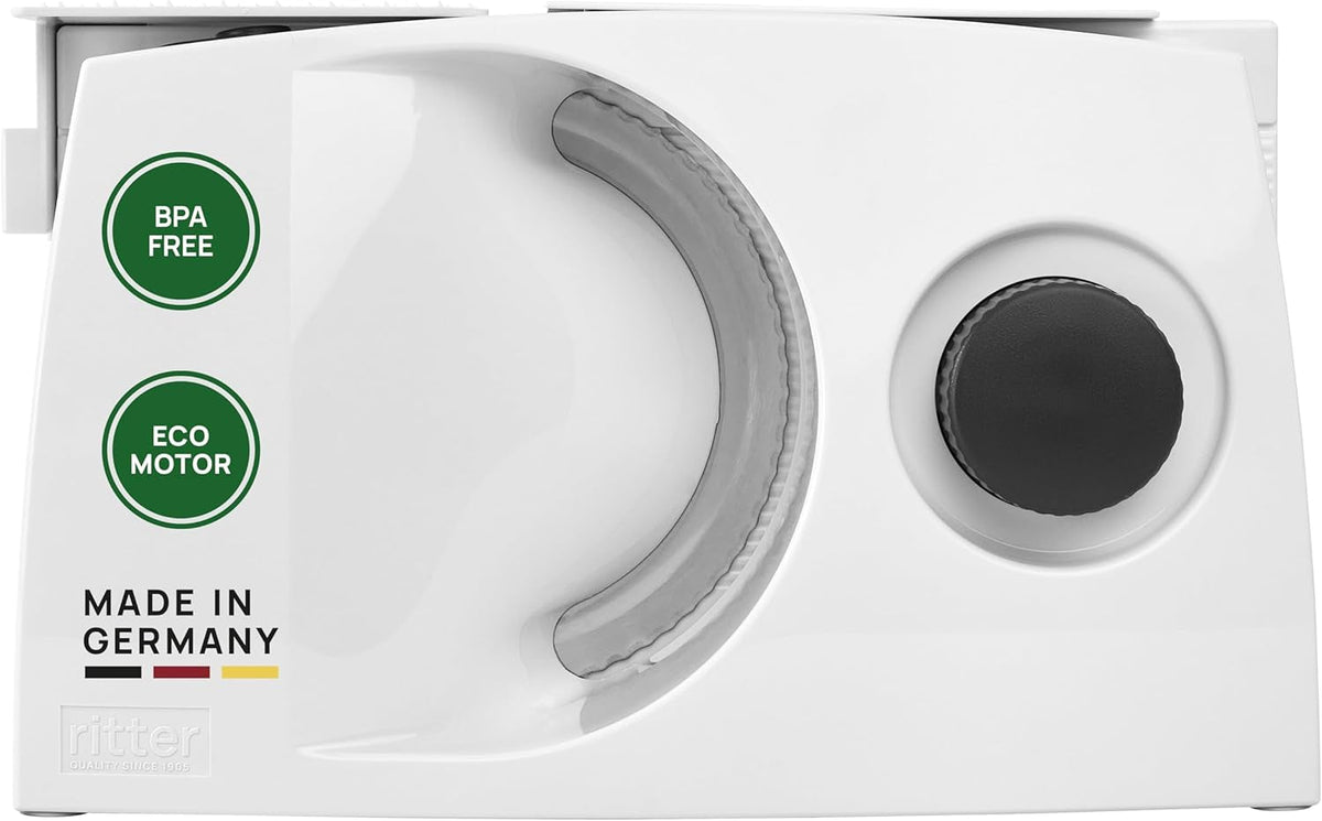Ritter Markant 05 Wielofunkcyjna składana elektryczna krajalnica i krajalnica do chleba z silnikiem ekologicznym Made in Germany Tarki i krajalnice Naty Shop Default Title