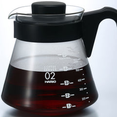 4977642019126 Carafă pentru servire cafea V60 700 ml VCS-02B, sticlă, incoloră, 17,3 x 14,1 x 13 cm