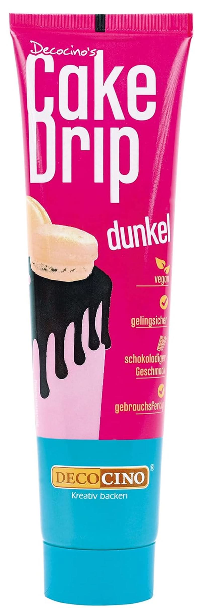 DECOCINO Cake Drip, Gata de utilizare Glazuri si Decor Naty Shop Negru