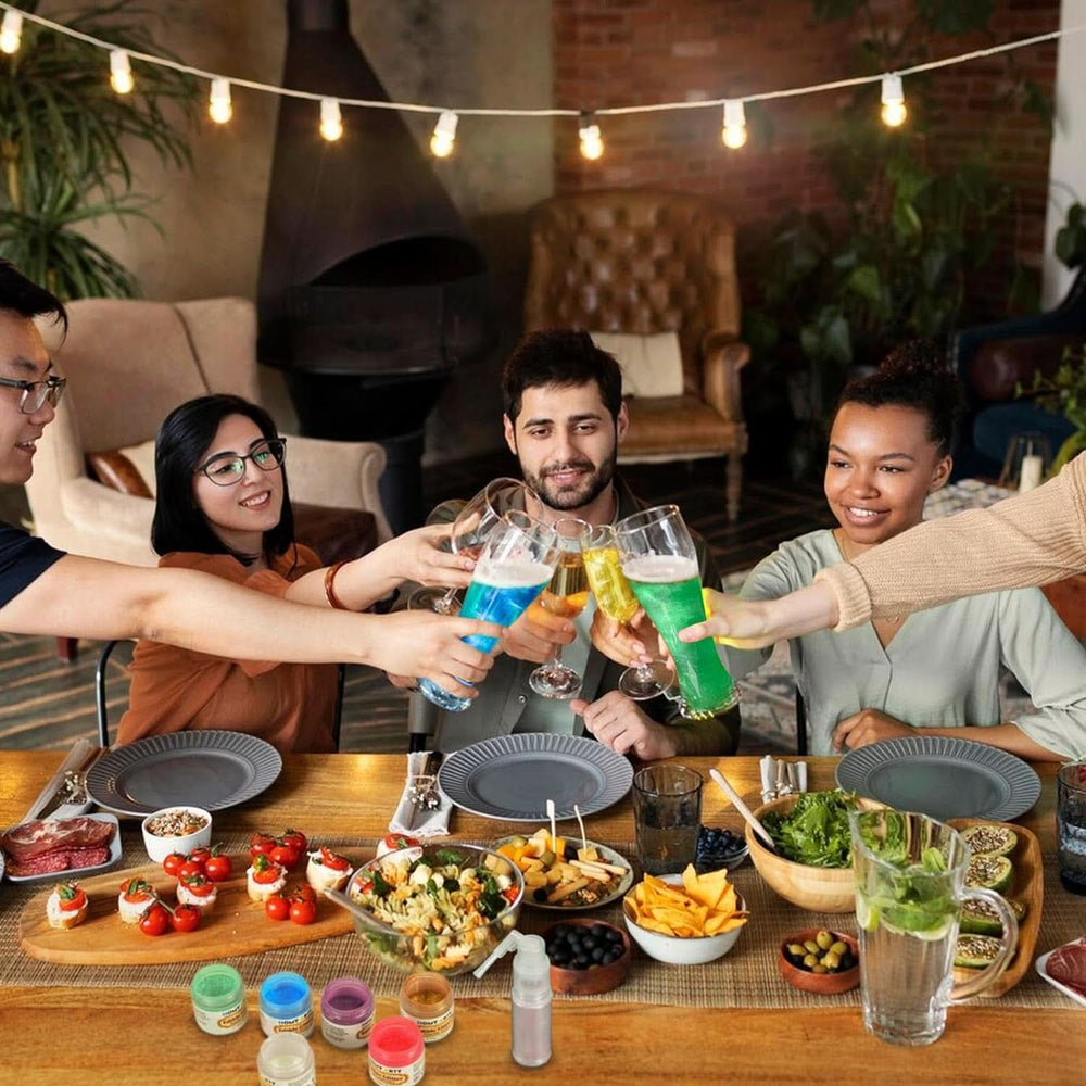 Glitter comestibil pentru bauturi, 4 grame Glitter Naty Shop