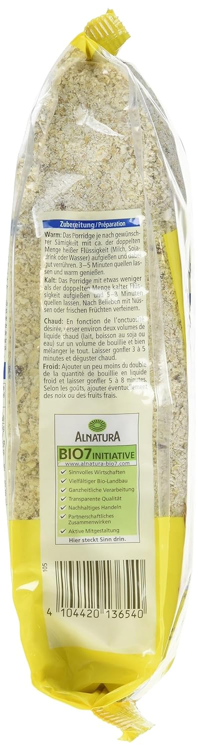 Organiczna baza do płatków owsianych i orkiszu, 500g (3 szt. w opakowaniu)