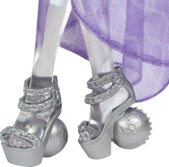 Lalka Monster High Spectra Vondergeist z fretką Rhuen i akcesoriami, takimi jak plecak, tablet, przekąski i inne, lalki HXH77 Naty Shop