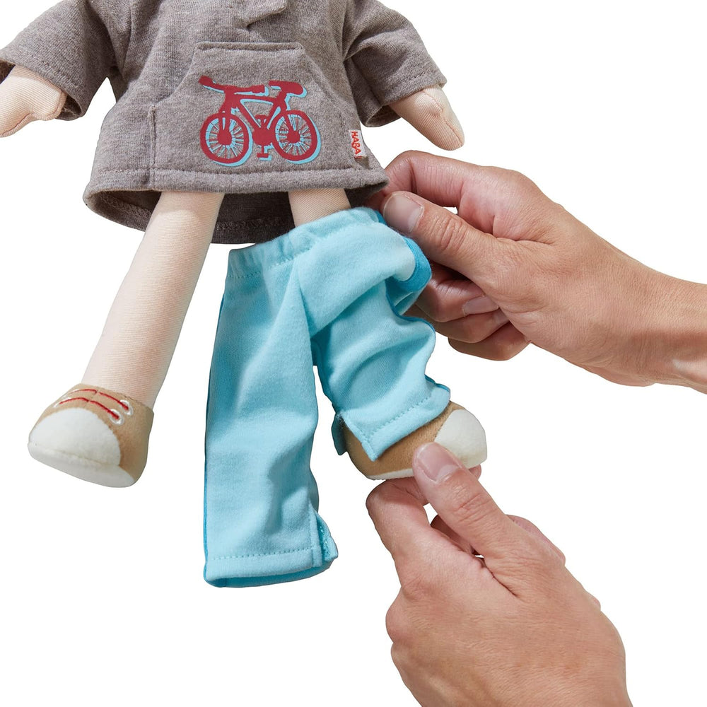 HABA Puppe Lian – Weiche Stoffpuppe 30 cm, ideal für Babys und Kleinkinder, waschbar & leicht an- und ausziehbar, ab 18 Monaten – 1302109001
