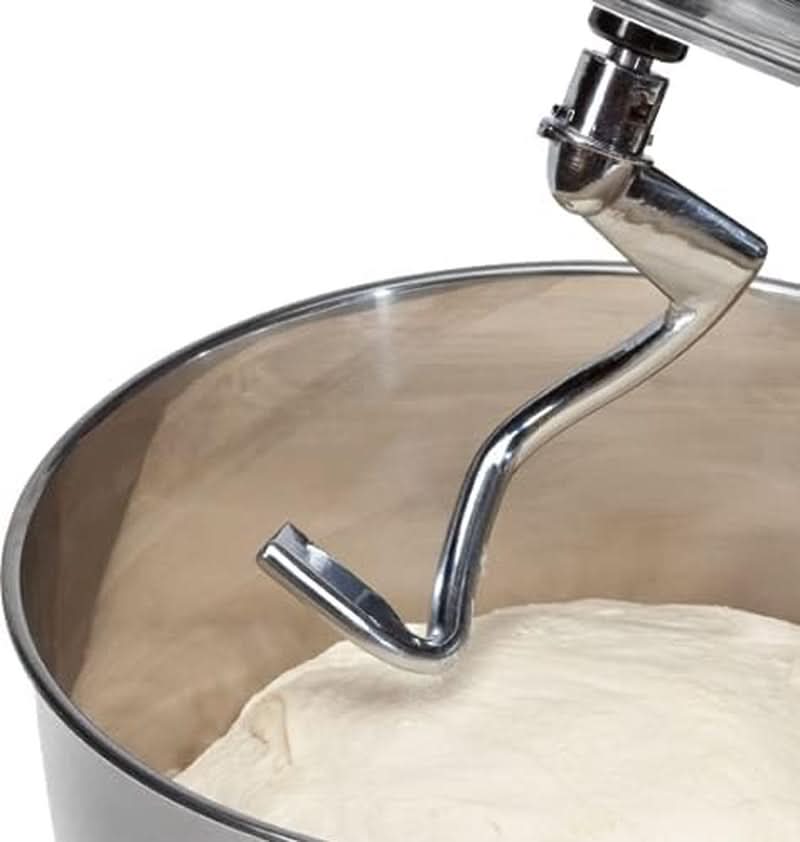 Bomann KM 398 CB Küchenmaschine, 8 Geschwindigkeitsstufen (0/1/2/3/4/5/6 + Puls), 6,3 litra Edelstahlschüssel Für Max. 3–3,5 kg Teigzubereitung, 1200 W, Rot Matka i Dziecko Naty Shop