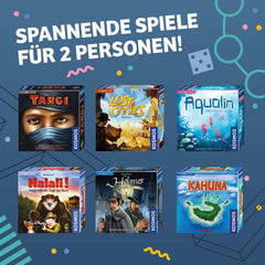 KOSMOS 692766 Holmes - Sherlock kontra Moriarty, Gra dla dwóch graczy, Gra Sherlock Holmes, Gra planszowa dla dokładnie 2 graczy w wieku od 10 lat, Gra strategiczna