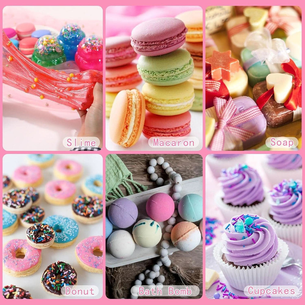 Zestaw 12 barwników spożywczych w płynie, 10 ml Naty Shop