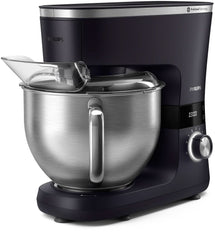 Philips Küchenmaschine serii 7000 — 5,5 litra, 1000 W, 8 prędkości, Proknead Technologie, Rezepte, LED Smart Timer, Knethaken, Schneebesen Und Rührbesen (HR7962/01) Sklep dla matek i dzieci Naty