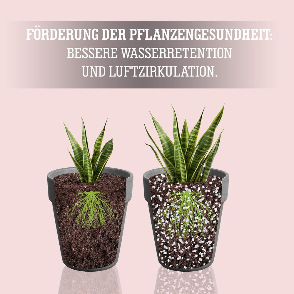 LERAVA® Perlit dla Roślin (5L) – Perlit gruboziarnisty do ulepszania gleby – Zapewnia optymalny drenaż i napowietrzanie – Naturalny dodatek do gleby i hydroponiki – Granulat dla roślin