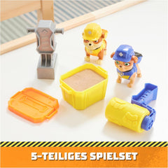 Rubble & Crew - zestaw figurek Rubble & Mix, 2 zabawki do budowania i piasek kinetyczny 85G, zabawka odpowiednia dla dzieci w wieku 3 lat i więcej Figurki Naty Shop