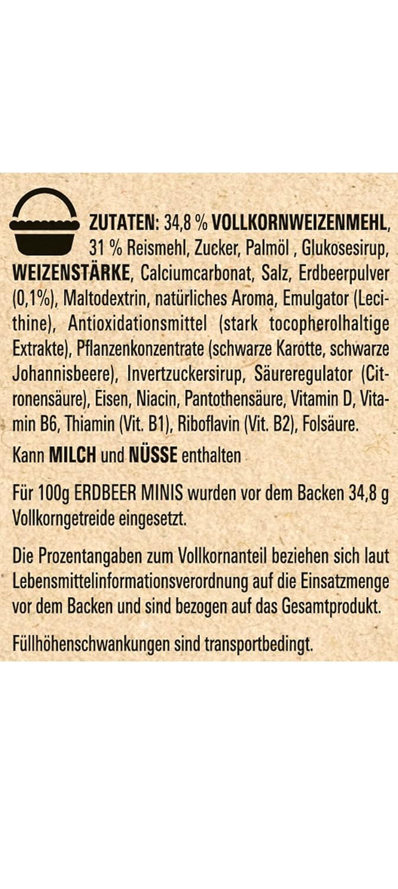 Nestlé Strawberry Minis, całe płatki zbożowe o smaku truskawkowym, opakowanie 7 sztuk (7x375g)