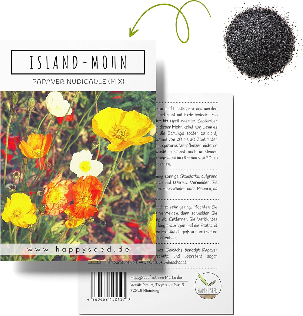 California Poppy Seed Mix (Eschscholzia californica) - Piękne kwitnące maki o długim okresie kwitnienia na kolorową łąkę kwietną (California Poppy)
