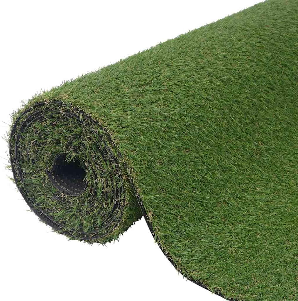 Vidaxl Kunstrasen Rasenteppich Kunstrasenteppich Fertigrasen Teppich Garten Balkon Terrasse Kunstrasenmatte Rasen 1X8 M/40 Mm Grün