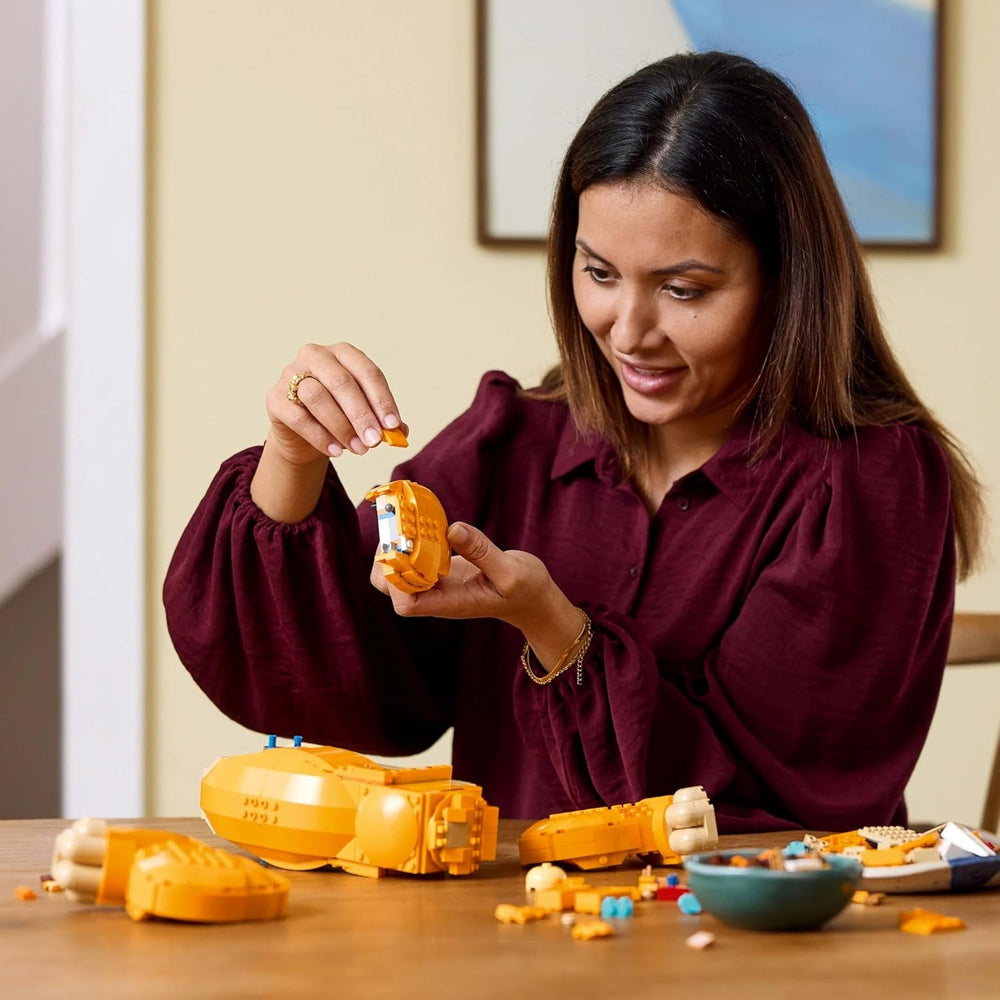 Lego — Disney Simba, młody król lew, zabawka do budowania do kolekcji z kreatywnymi figurkami zwierząt, relaksujące zajęcia dla dorosłych, pomysł na prezent dla kobiet 43247 Zestawy do budowania Besuche den LEGO-Store