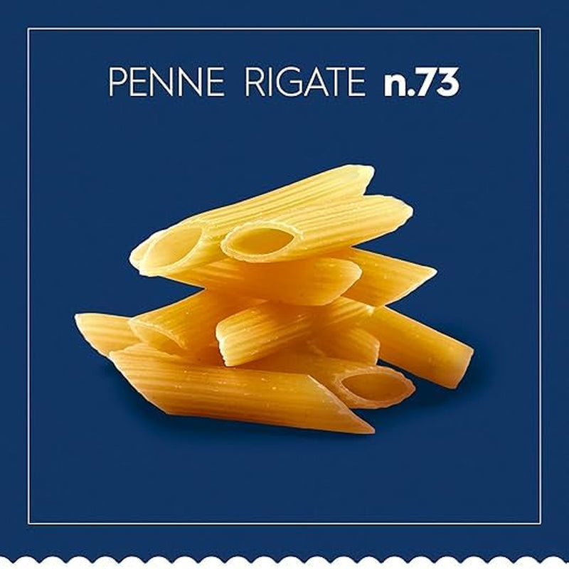 Makaron Barilla Klasyczny Penne Rigate Nr. 73 z wysokiej jakości pszenicy durum, zawsze al dente (1 x 500 g)