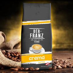 DER-FRANZ Śmietanka kawowa, Intensywność 4/5, 100% Arabika, całe ziarna kawy Coffee Naty Shop
